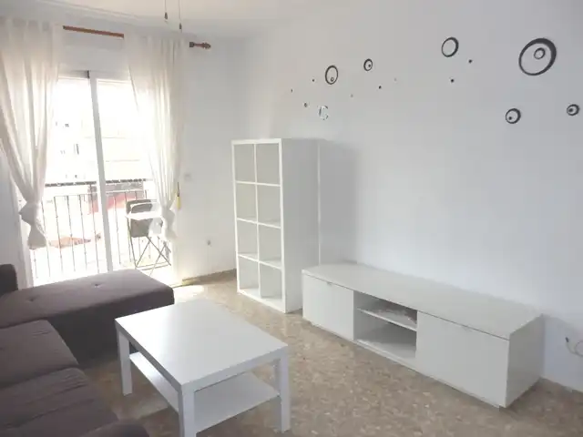 Living room of Flat for rent in Valencia  with Furnished, Oven and Washing machine