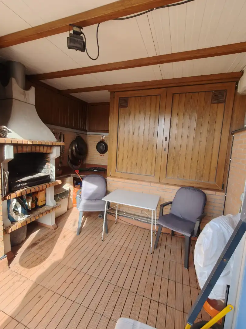 Terraza de Ático en venta en Madrid con Calefacción, Jardín privado y Parquet