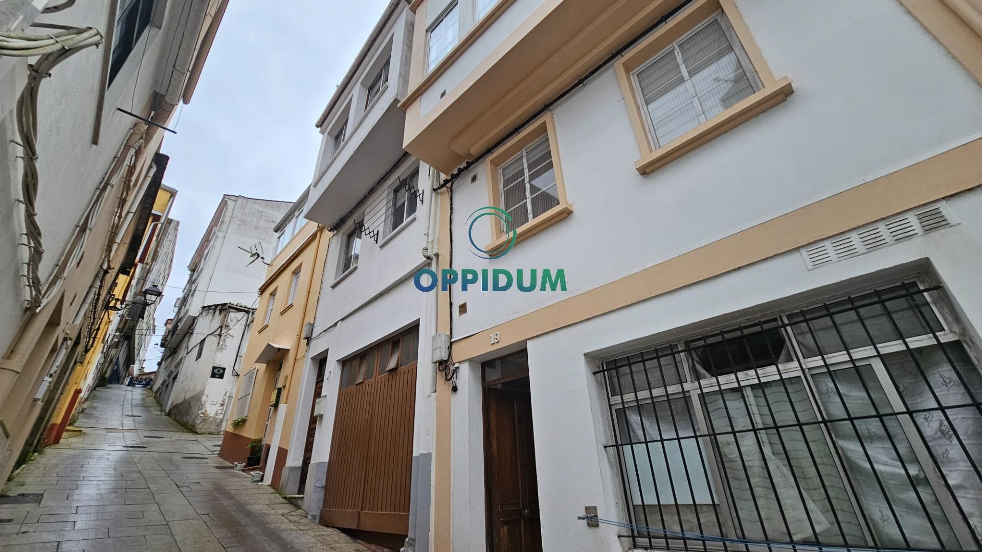 Exterior view of Single-family semi-detached for sale in Betanzos  with Storage room