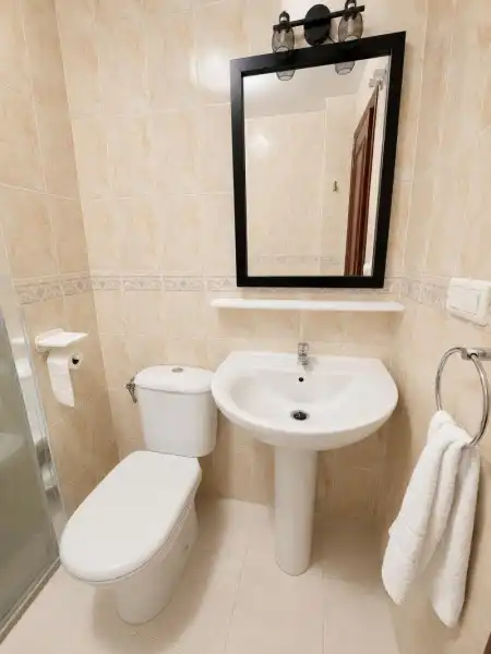 Bathroom of Ground floor for sale in Campillos  with Air Conditioner, Washing machine and Microwave