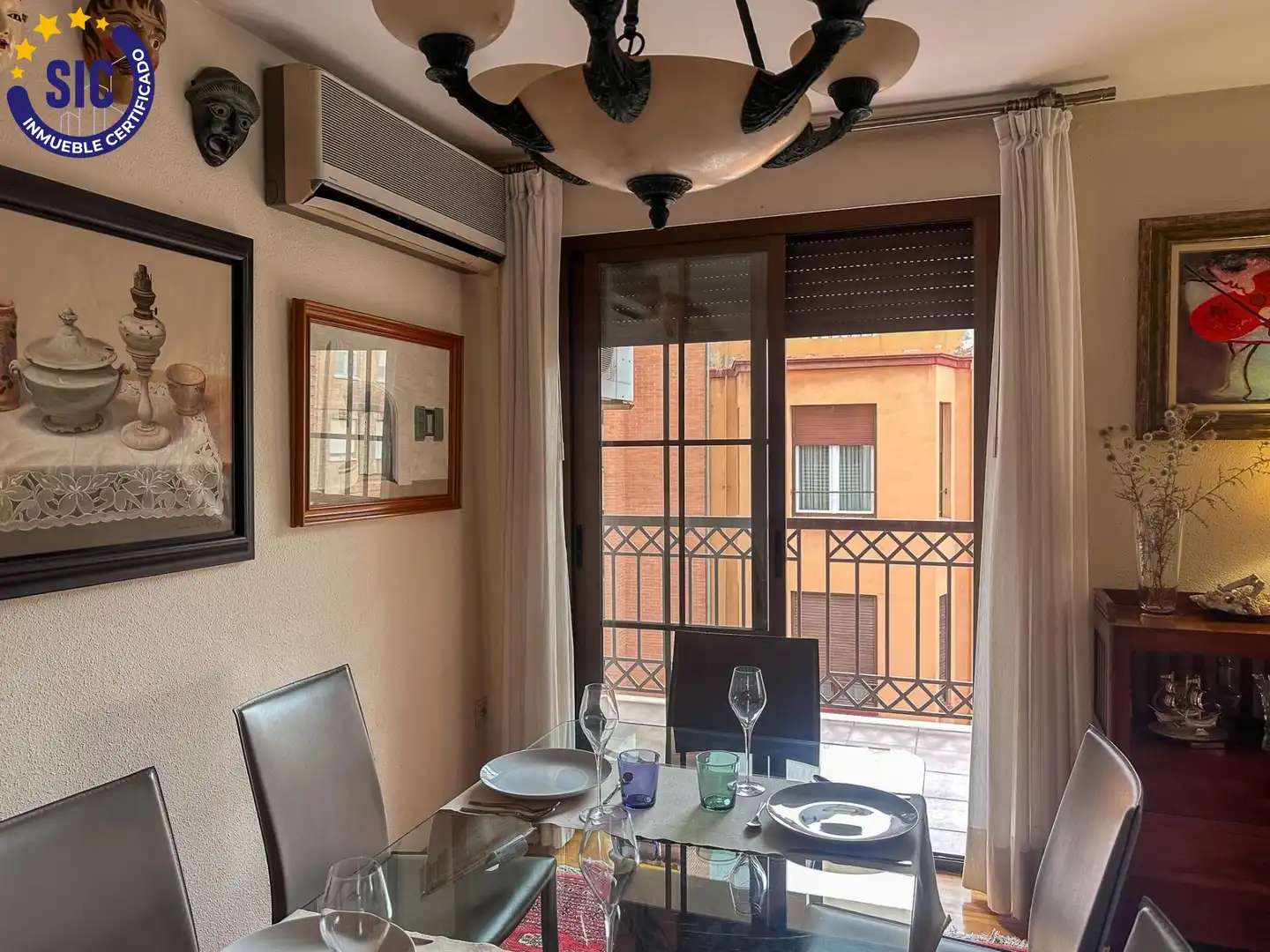 Comedor de Piso en venta en Castellón de la Plana / Castelló de la Plana con Aire acondicionado, Calefacción y Parquet