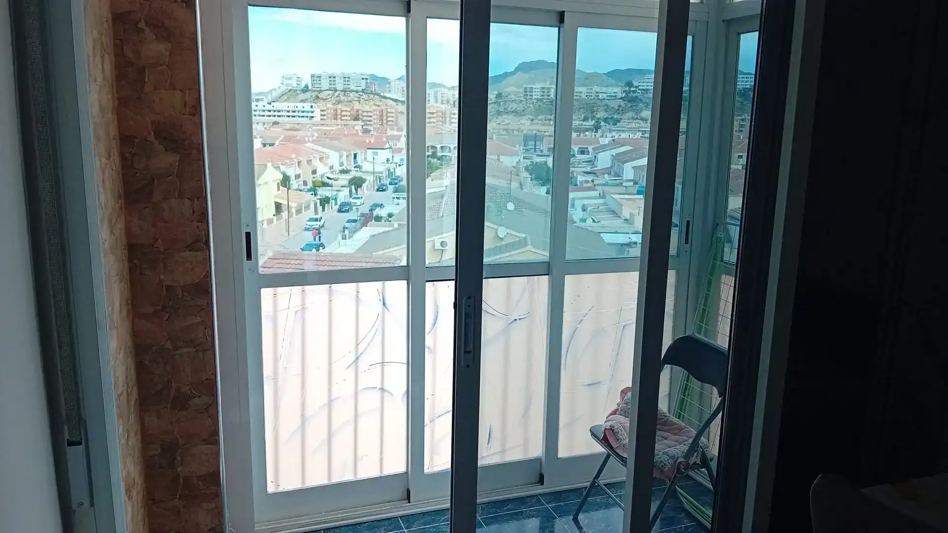 Balcony of Flat for sale in Mazarrón  with Air Conditioner