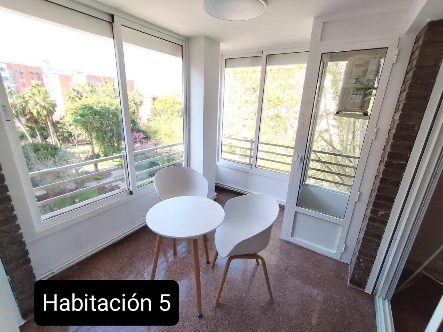 Terraza de Piso para compartir en Murcia con Aire acondicionado, Terraza y Amueblado