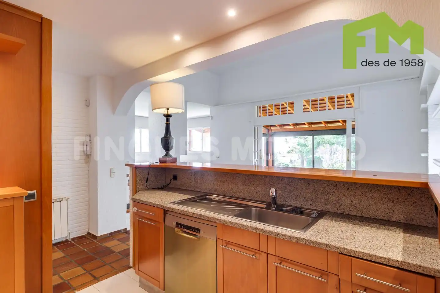 Cocina de Casa o chalet en venta en Teià con Aire acondicionado, Calefacción y Jardín privado
