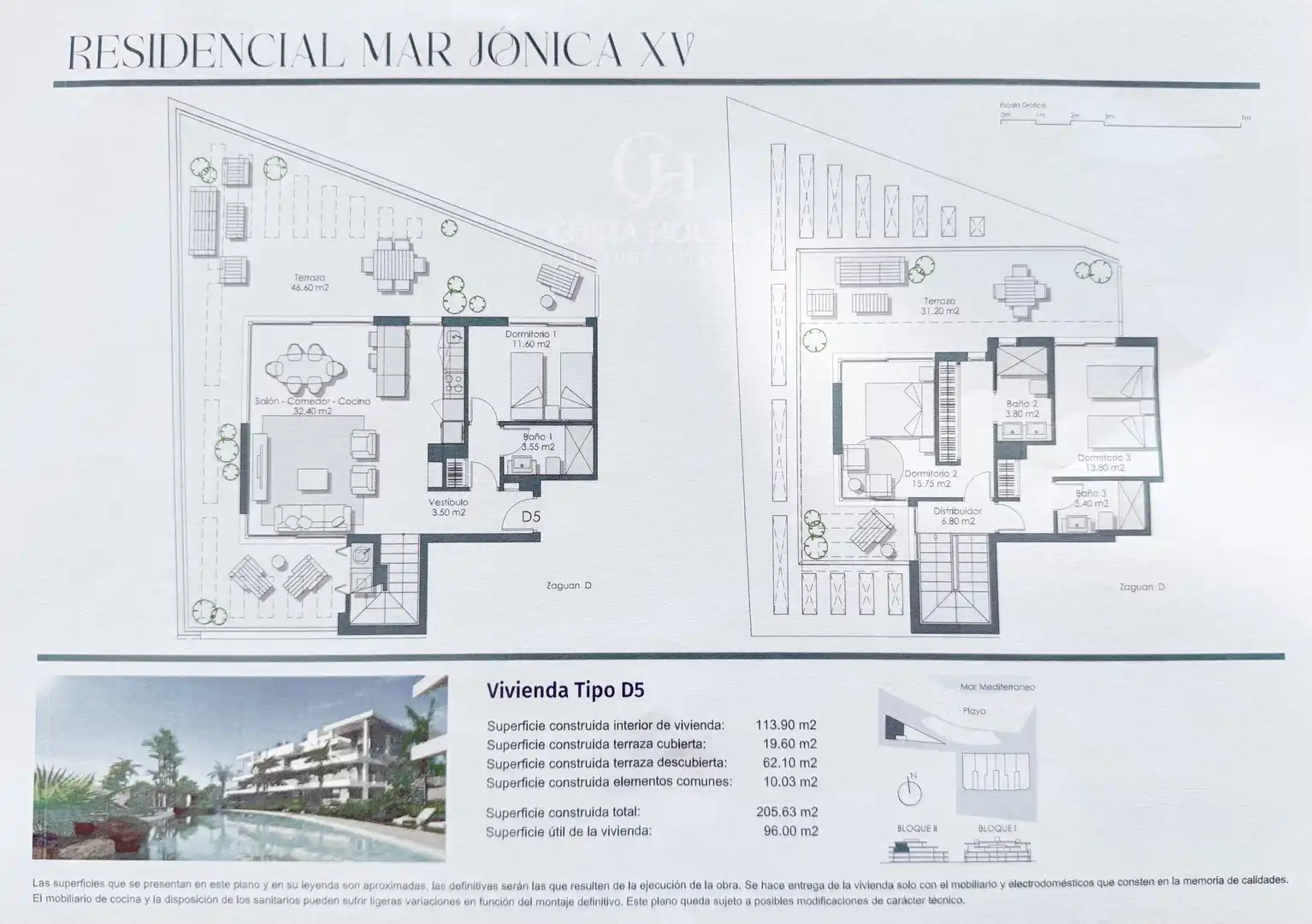 Vista exterior de Ático en venta en Dénia con Aire acondicionado, Calefacción y Jardín privado