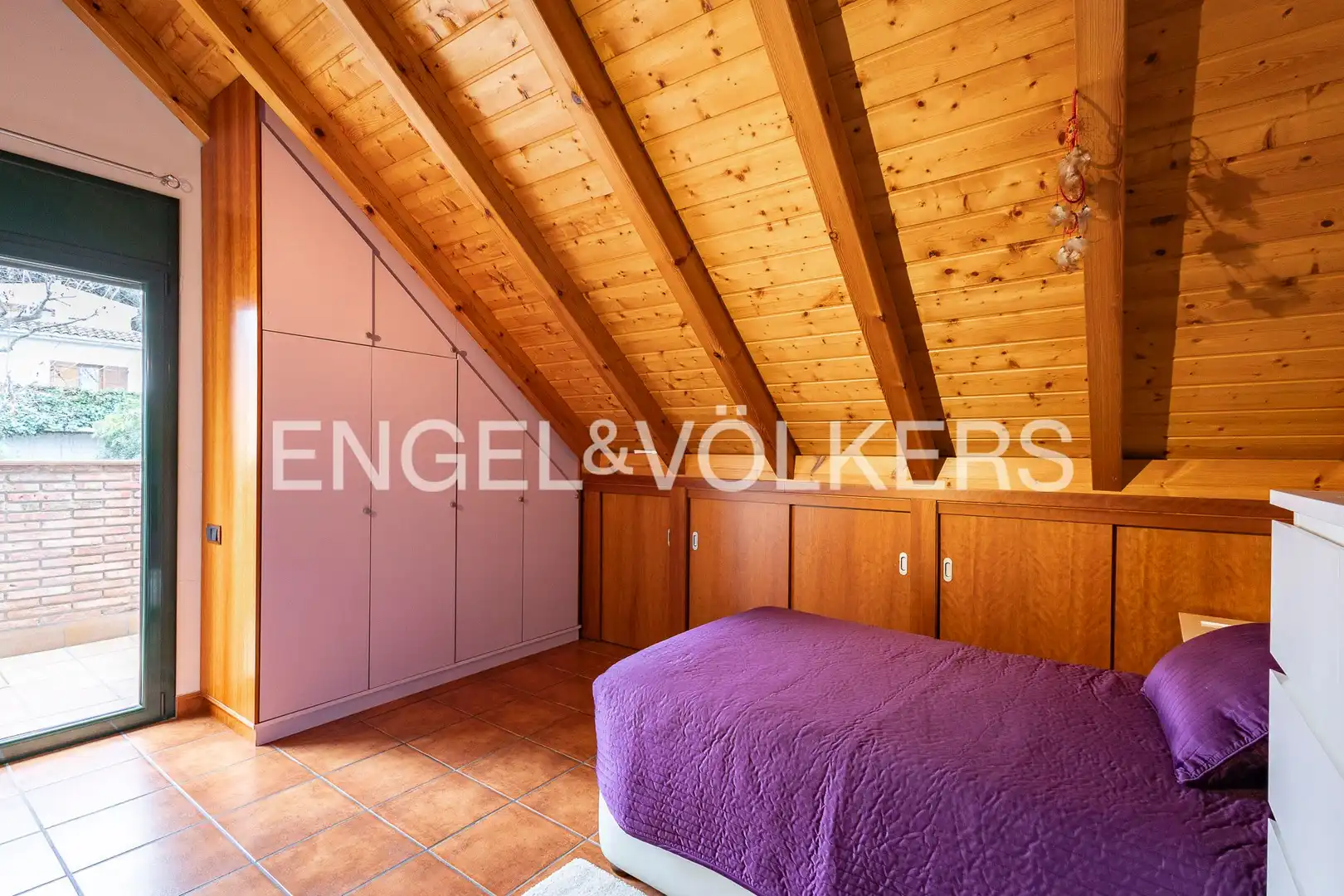 Bedroom of Houses for sale in Sant Cugat del Vallès  with Heating, Private garden and Parquet flooring