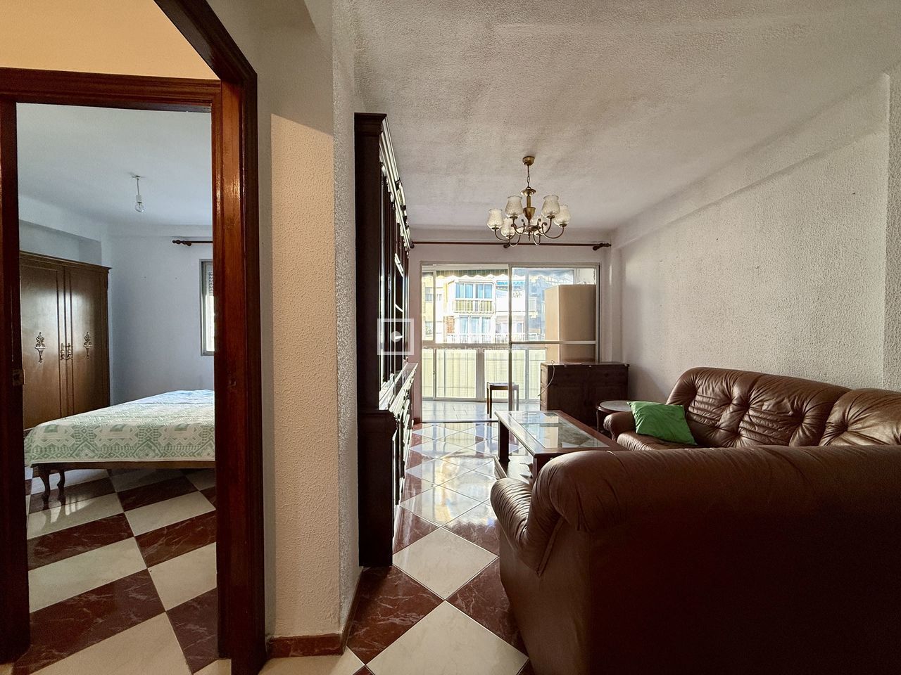 Living room of Flat for sale in Málaga Capital  with Terrace and Alarm