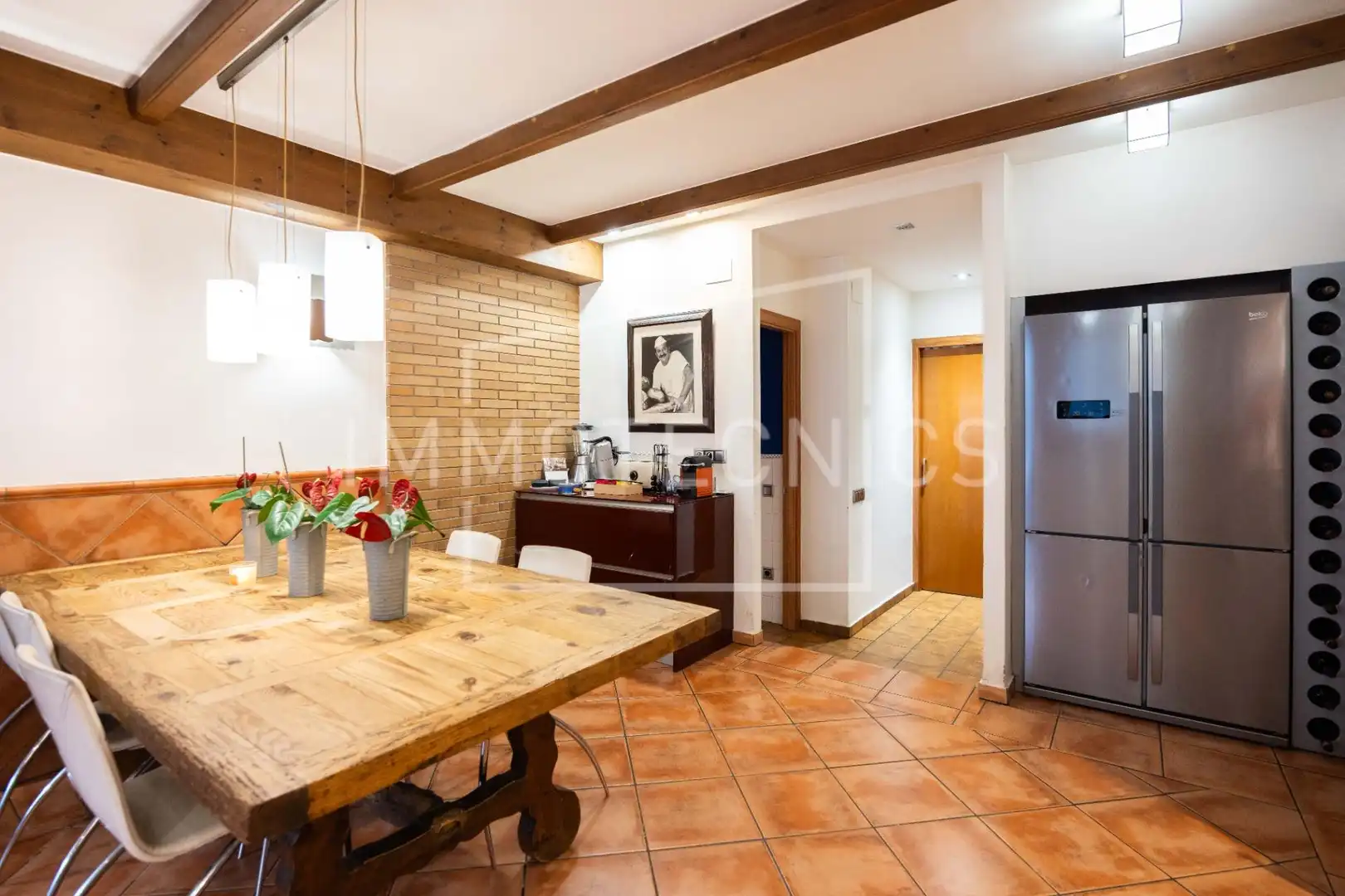 Cocina de Casa adosada en venta en Granollers con Balcón