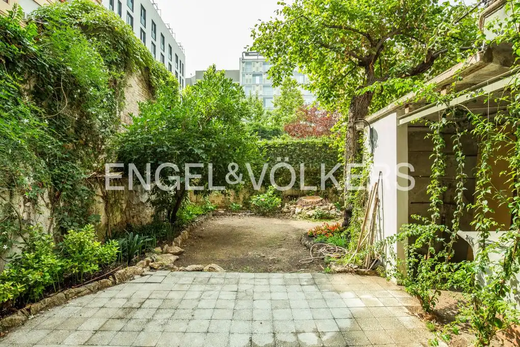 Terraza de Piso de alquiler en Barcelona con Aire acondicionado, Calefacción y Jardín privado