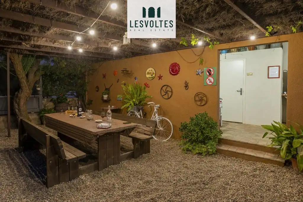 Terrace of Houses for rent in Forallac  with Heating, Private garden and Parquet flooring