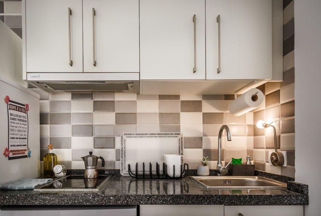 Kitchen of Study for sale in Benalmádena  with Air Conditioner, Terrace and Community pool