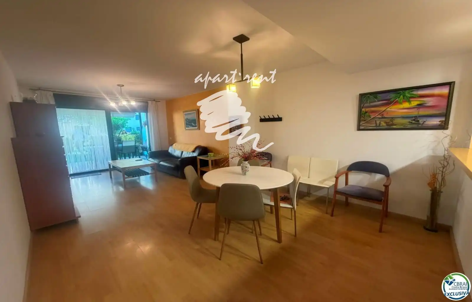 Sala de estar de Piso en venta en Roses con Aire acondicionado, Calefacción y Terraza