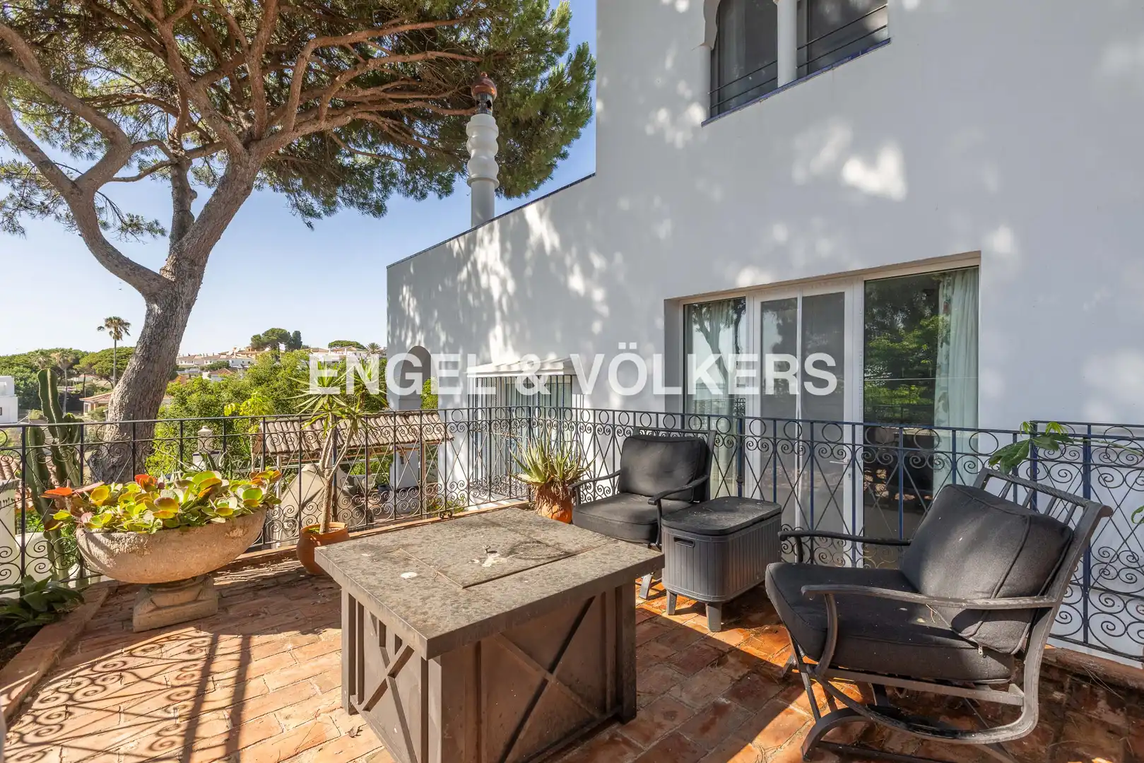 Terrasse von Country house zum Verkauf in El Puerto de Santa María mit Klimaanlage, Heizung und Privatgarten