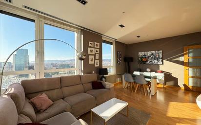 Living room of Flat for sale in  Barcelona Capital