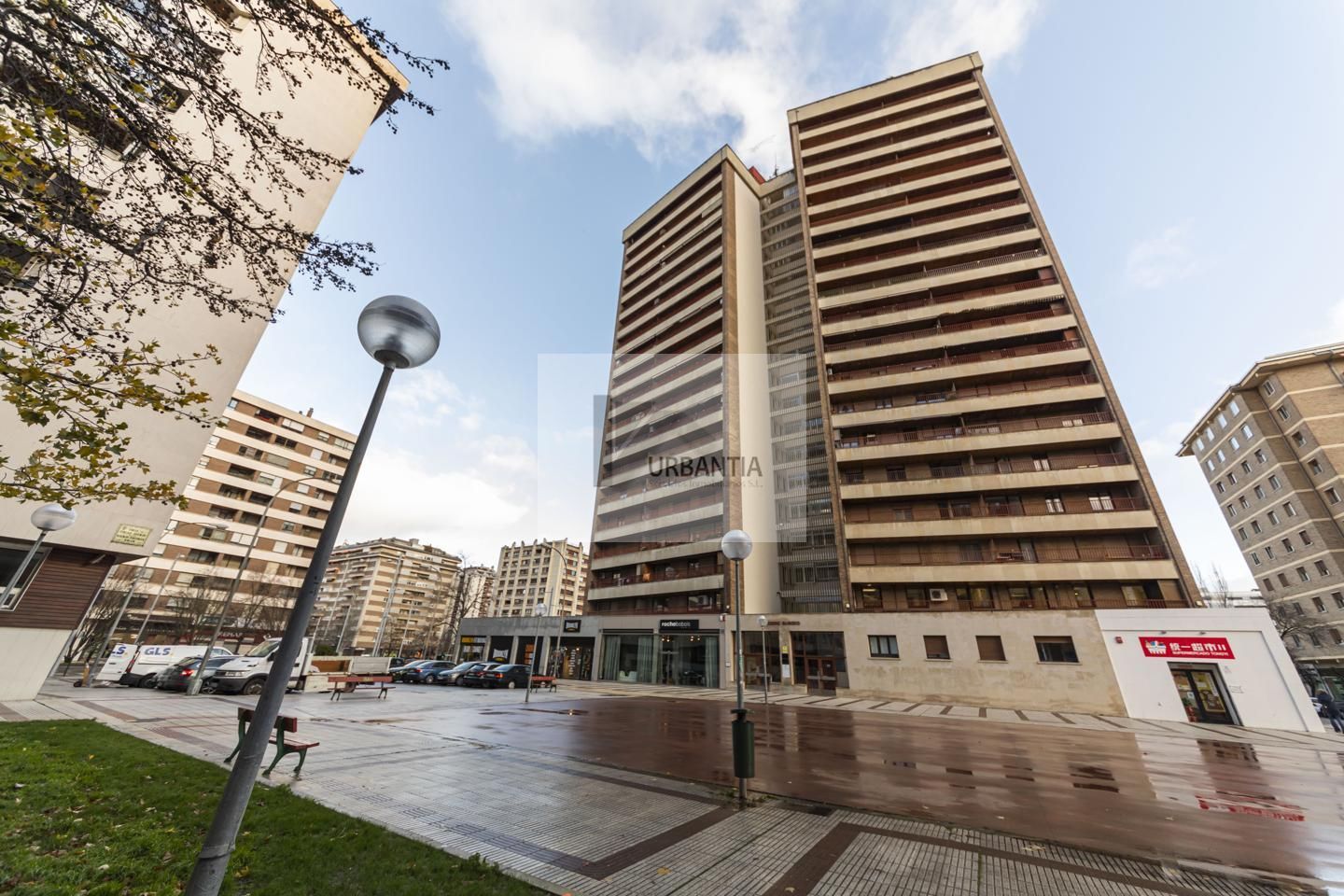 Exterior view of Flat for sale in  Pamplona / Iruña  with Heating and Parquet flooring