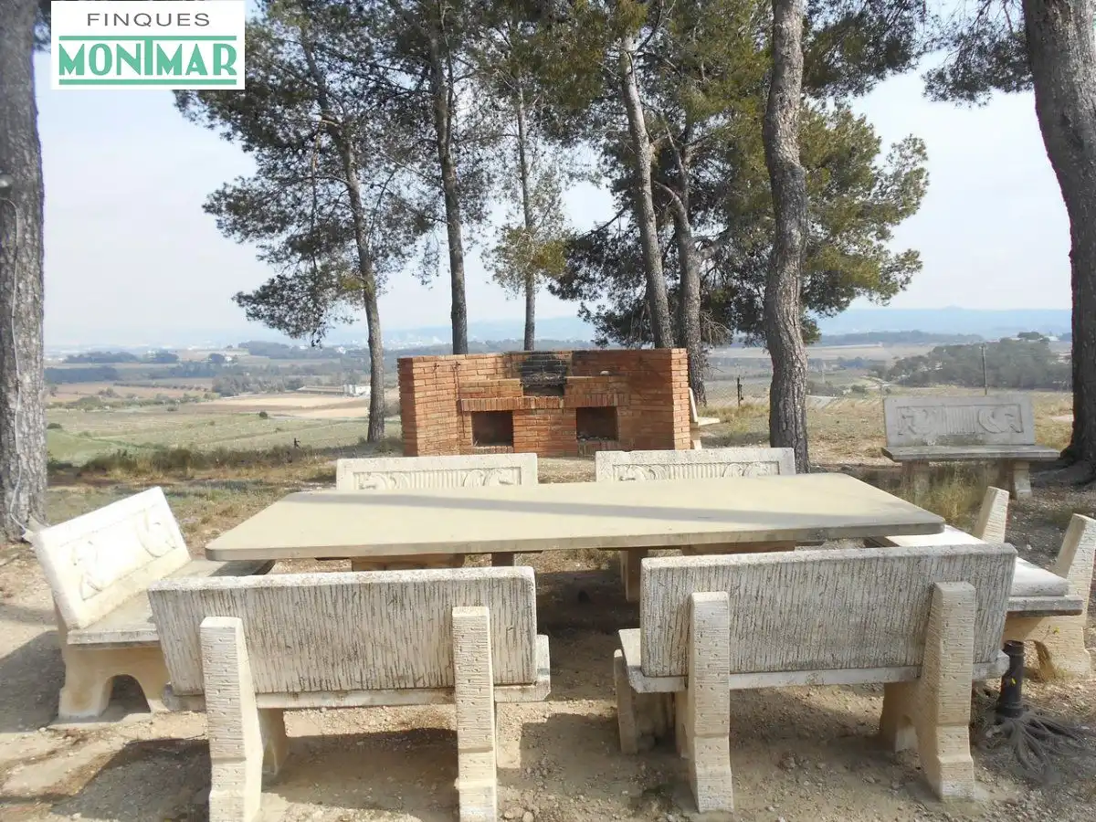 Terrace of Country homes for sale in Sant Jaume dels Domenys  with Private garden and Storage room