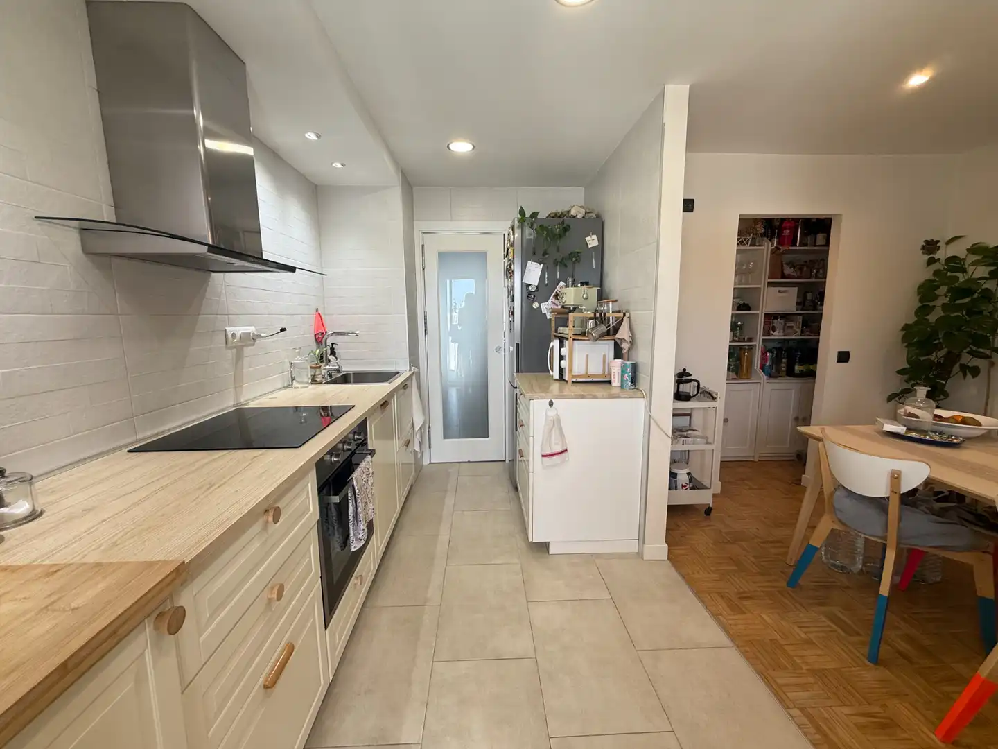 Küche von Wohnung zum Verkauf in León Capital  mit Heizung, Parkett und Möbliert