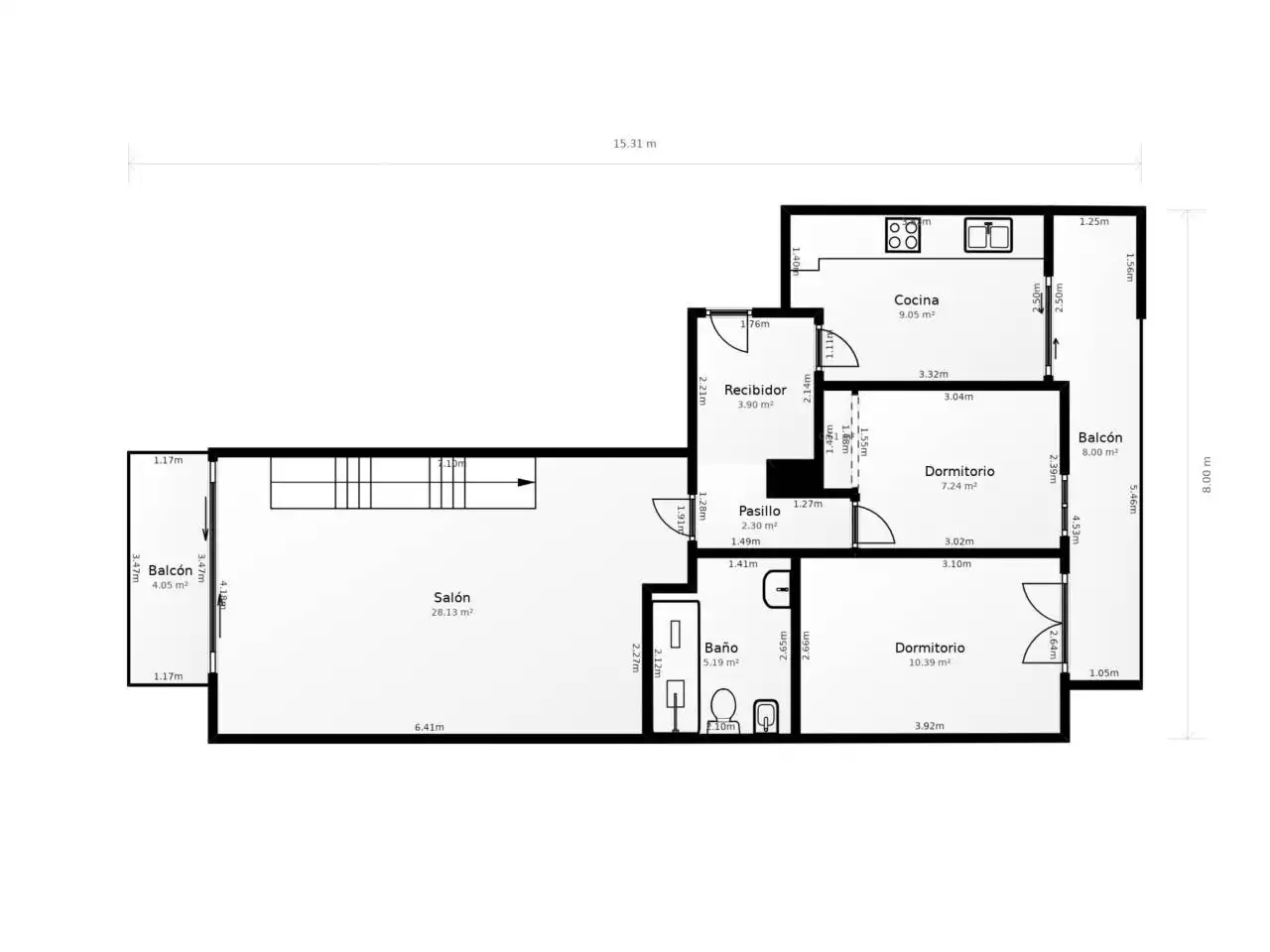 Piso en venta en Sabadell con Aire acondicionado, Calefacción y Parquet