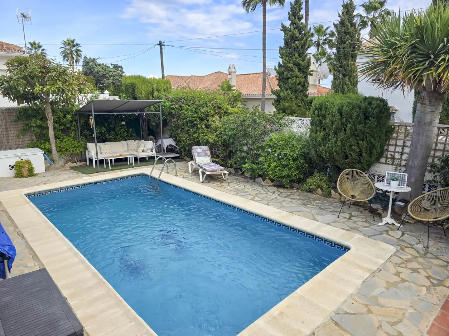 Swimming pool of Houses for sale in Manilva  with Air Conditioner, Private garden and Terrace