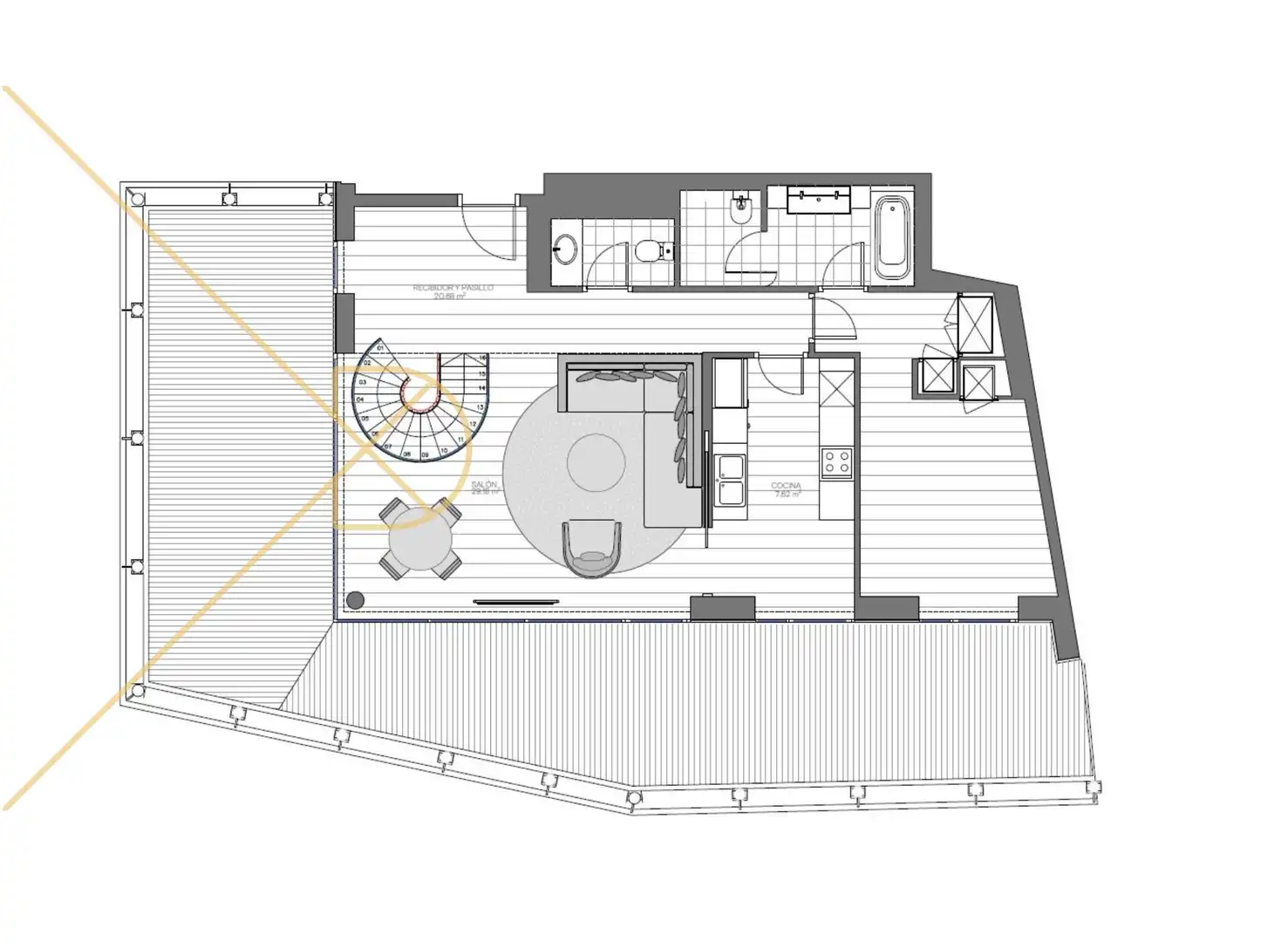 Penthouse mit Pool zum Verkauf in Sant Martí, imagen 59