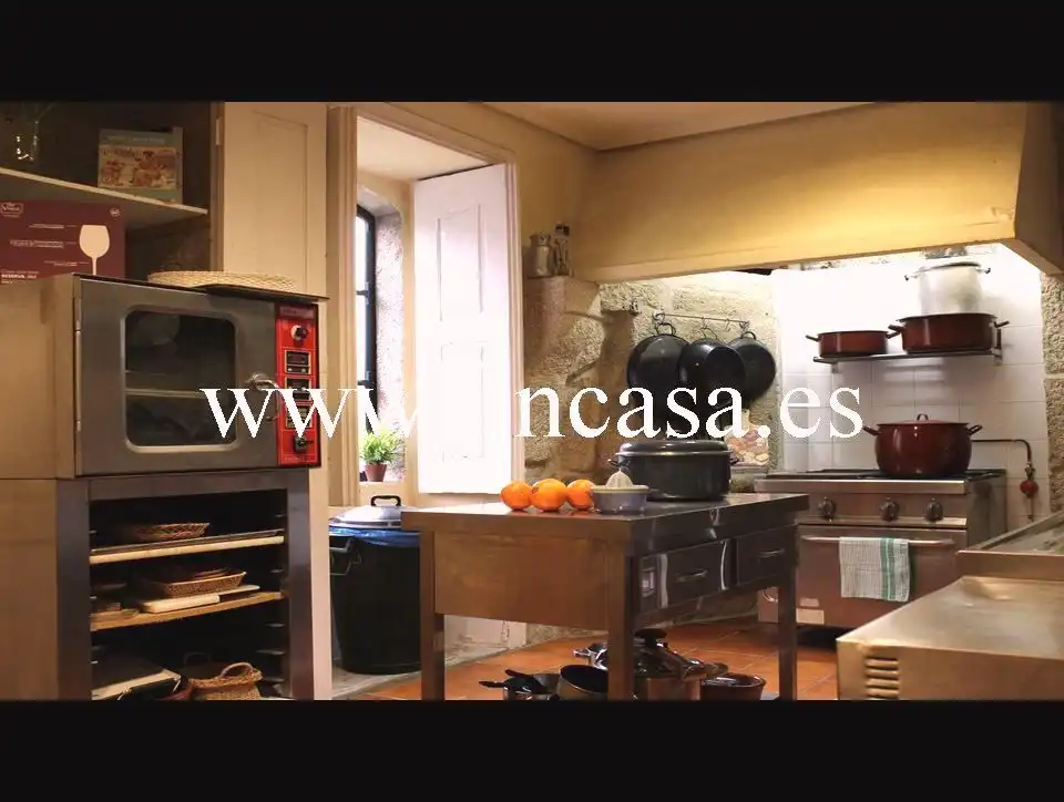 Cocina de Finca rústica en venta en Mondariz-Balneario con Jardín privado, Parquet y Terraza