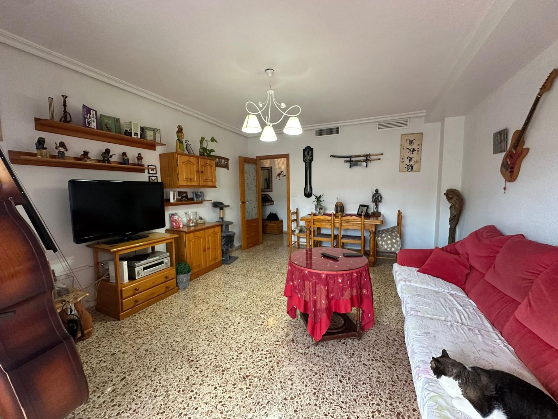 Sala d'estar de Pis en venda en  Murcia Capital amb Calefacció i Balcó