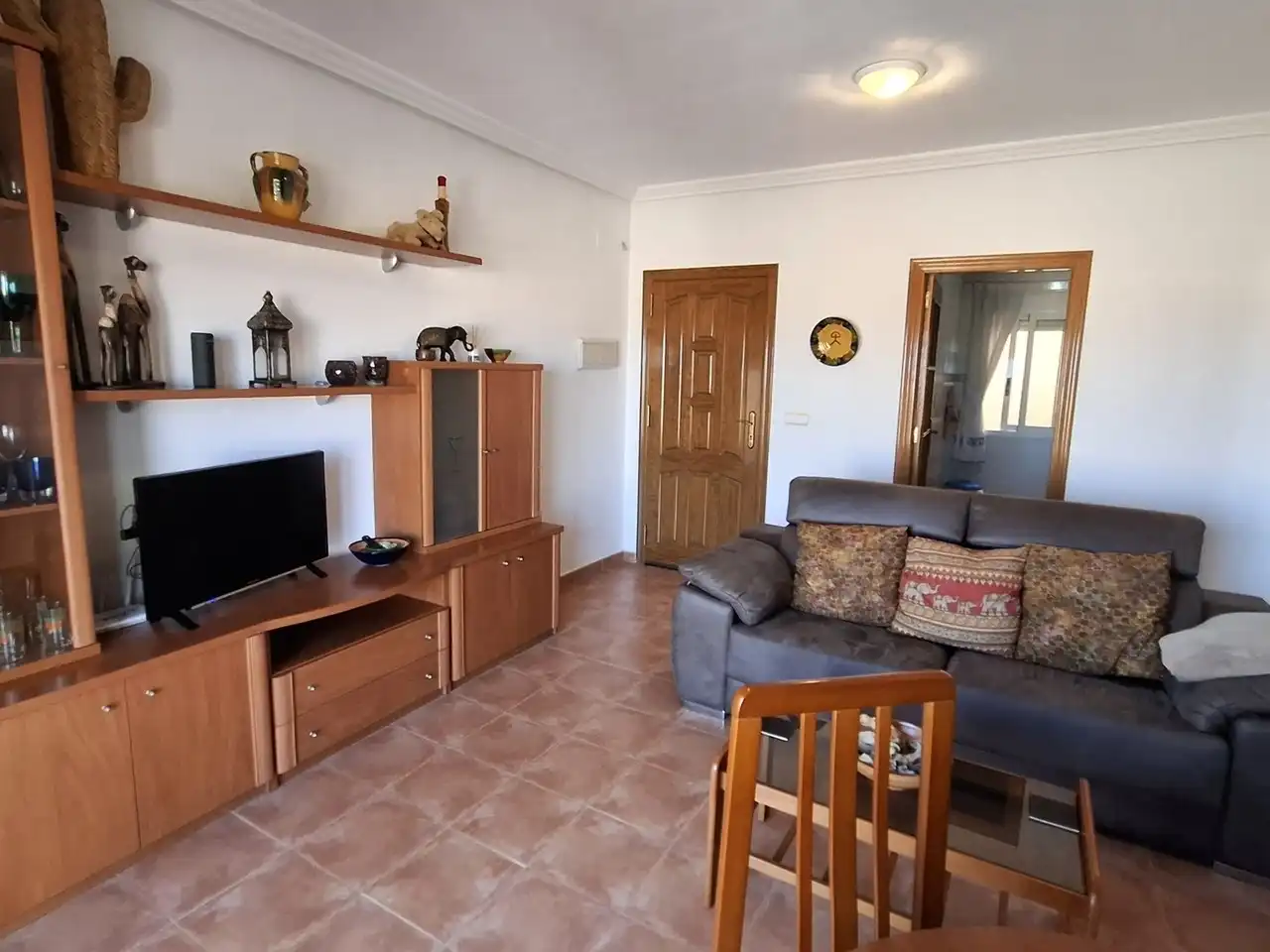 Sala de estar de Apartamento en venta en Mojácar con Aire acondicionado, Terraza y Piscina