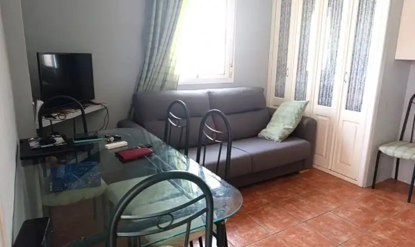 Sala de estar de Casa adosada en venta en Níjar con Terraza y Amueblado