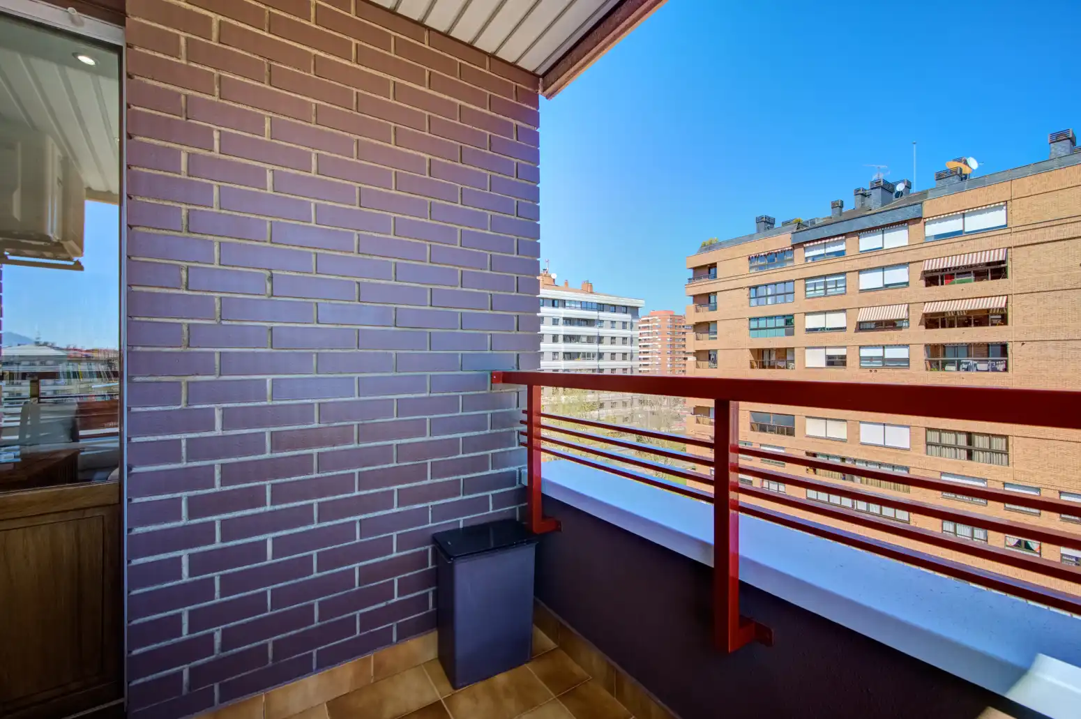 Balcony of Flat for sale in  Pamplona / Iruña  with Air Conditioner, Heating and Parquet flooring