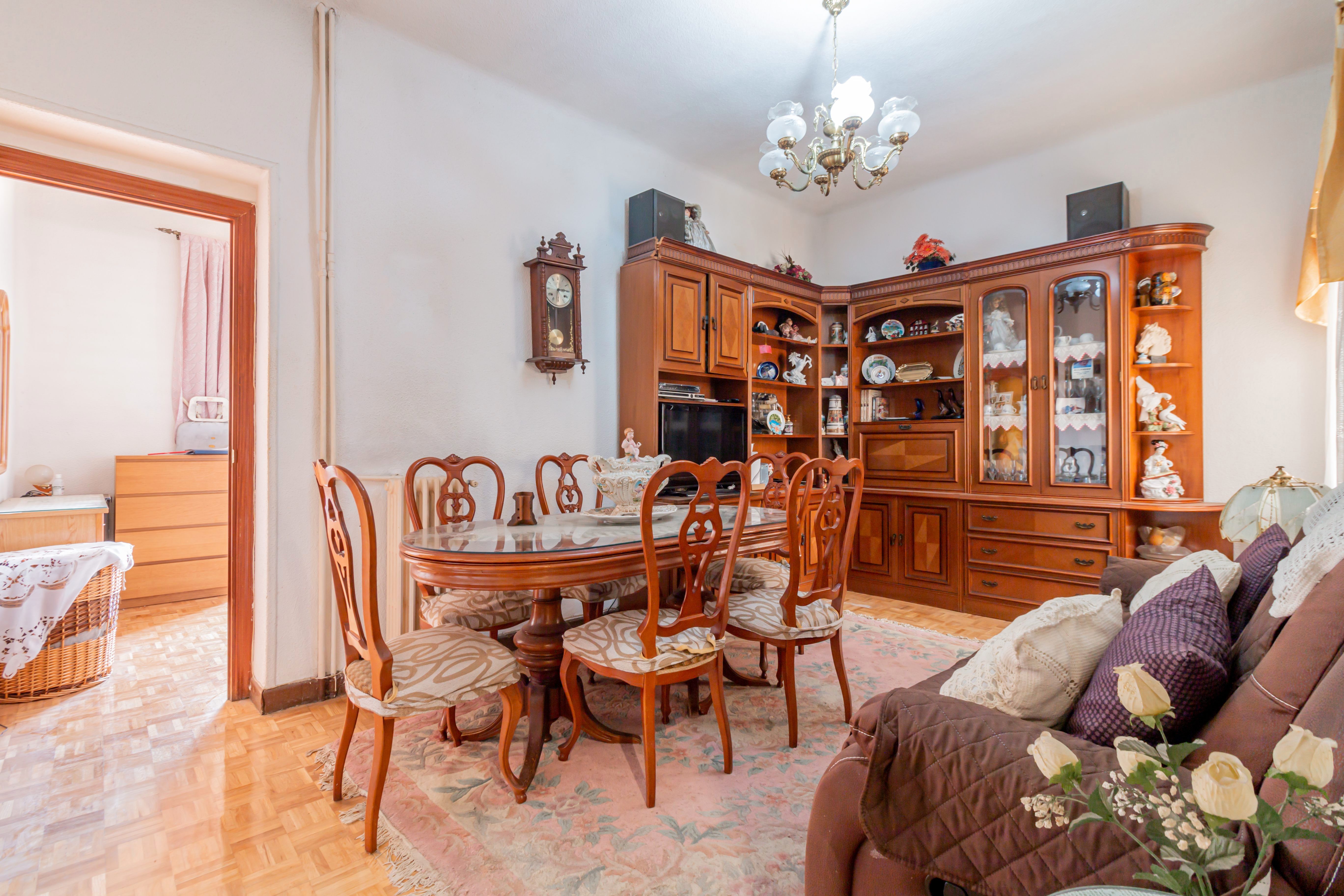 Dining room of Flat for sale in  Madrid Capital  with Heating and Terrace