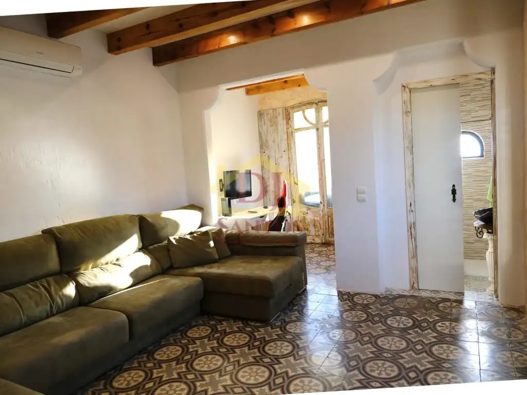 Sala d'estar de Casa adosada en venda en Maó - Mahón