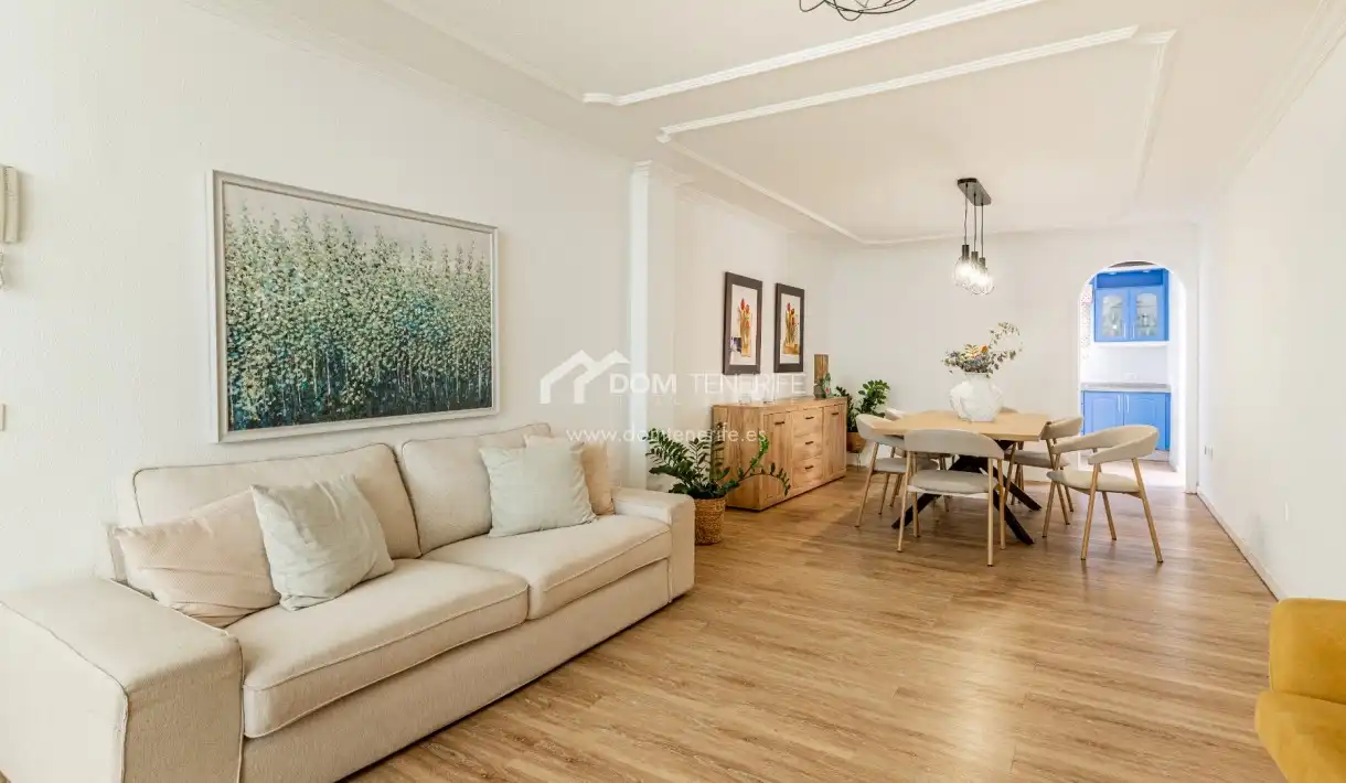 Sala d'estar de Pis en venda en Santiago del Teide amb Terrassa, Moblat i Rentadora