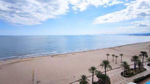 Apartamento situado en primera línea de la playa del Racó de Cullera, bien comunicado y con acceso directo al paseo marítimo. La v