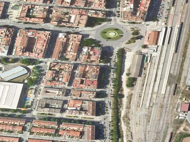 Vista exterior de Pis en venda en Granollers