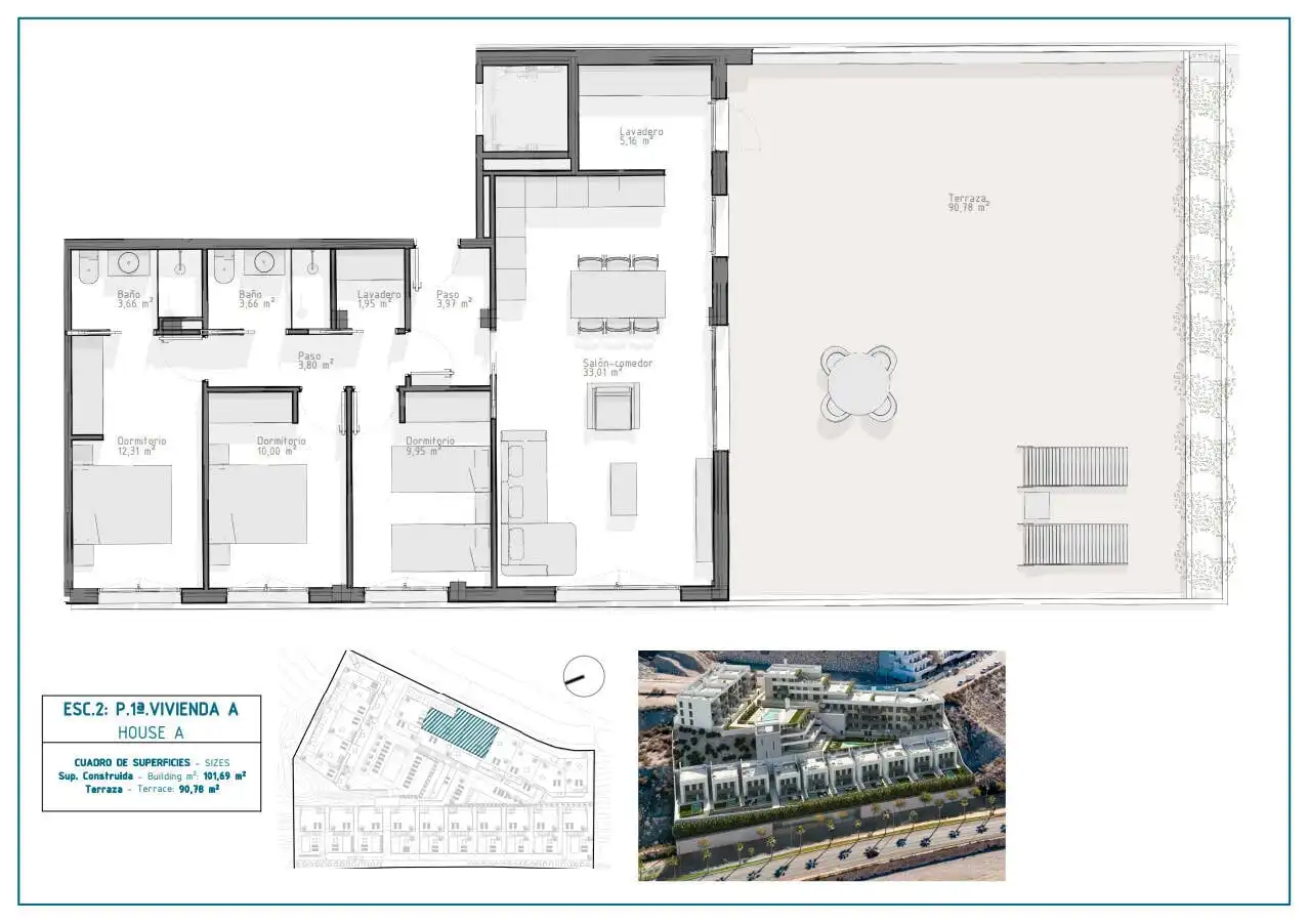Apartament amb terrassa en venda a El Hornillo, imagen 35