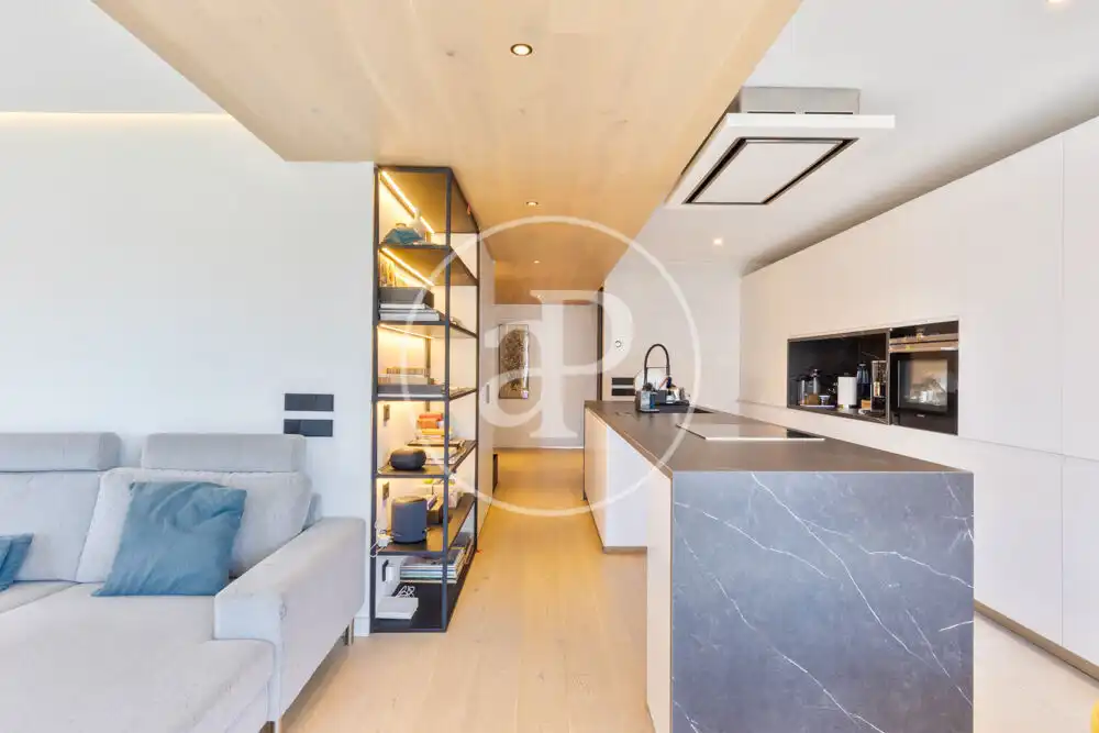 Kitchen of Flat for rent in Valencia  with Air Conditioner, Heating and Terrace