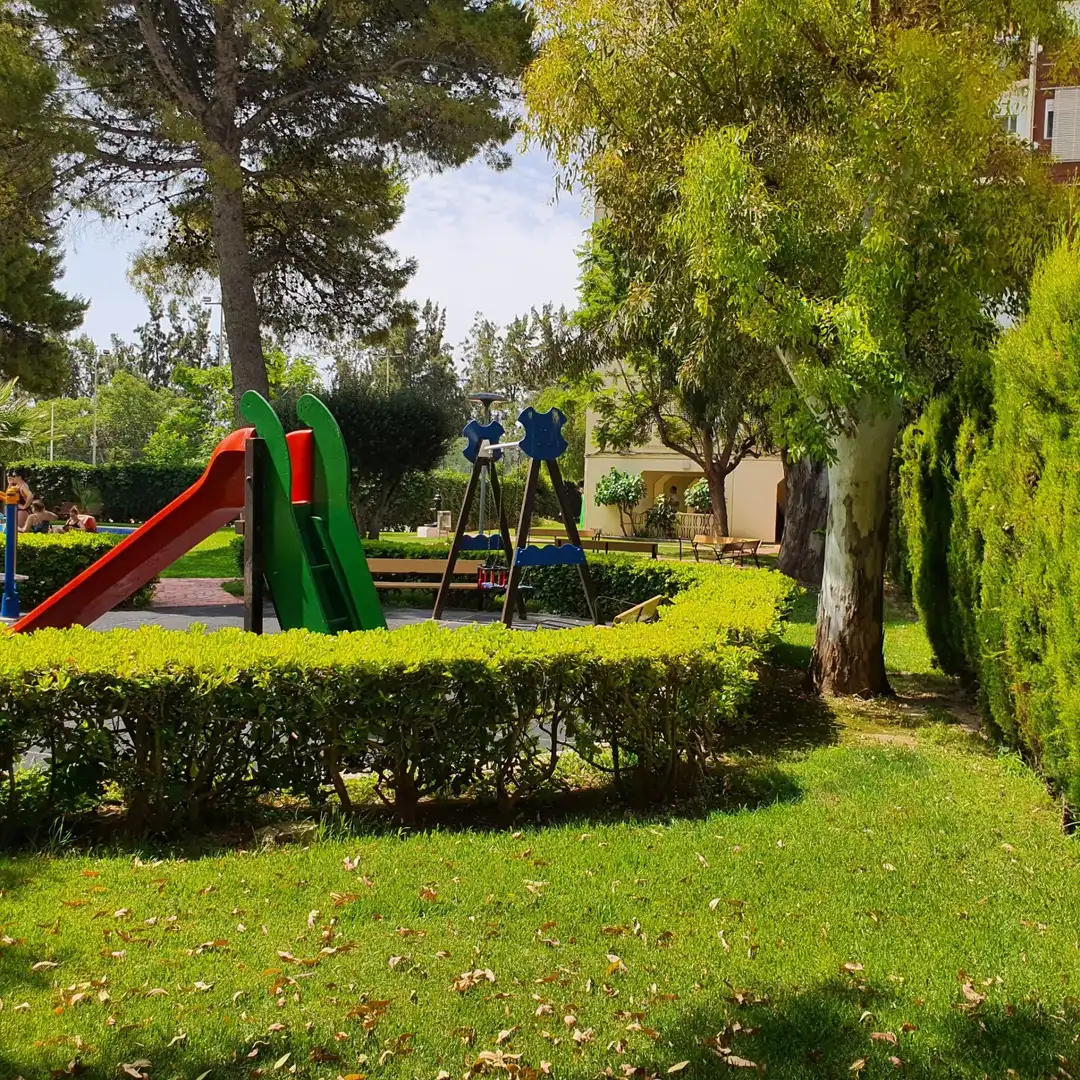 Jardí de Apartament de lloguer en La Pobla de Farnals amb Jardí privat