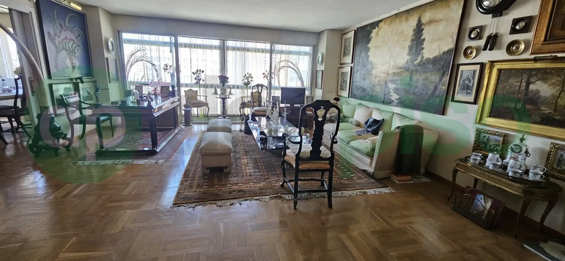 Wohnzimmer von Maisonette zum Verkauf in Madrid mit Klimaanlage, Heizung und Terrasse