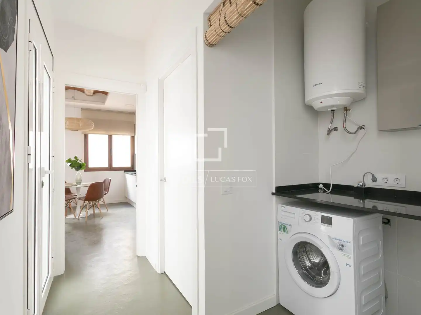 Kitchen of Flat for sale in Barcelona  with Air Conditioner, Terrace and Furnished