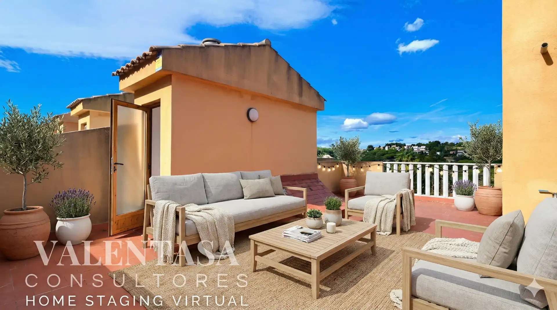 Terrace of Detached homes for sale in Chiva  with Air Conditioner, Private garden and Terrace