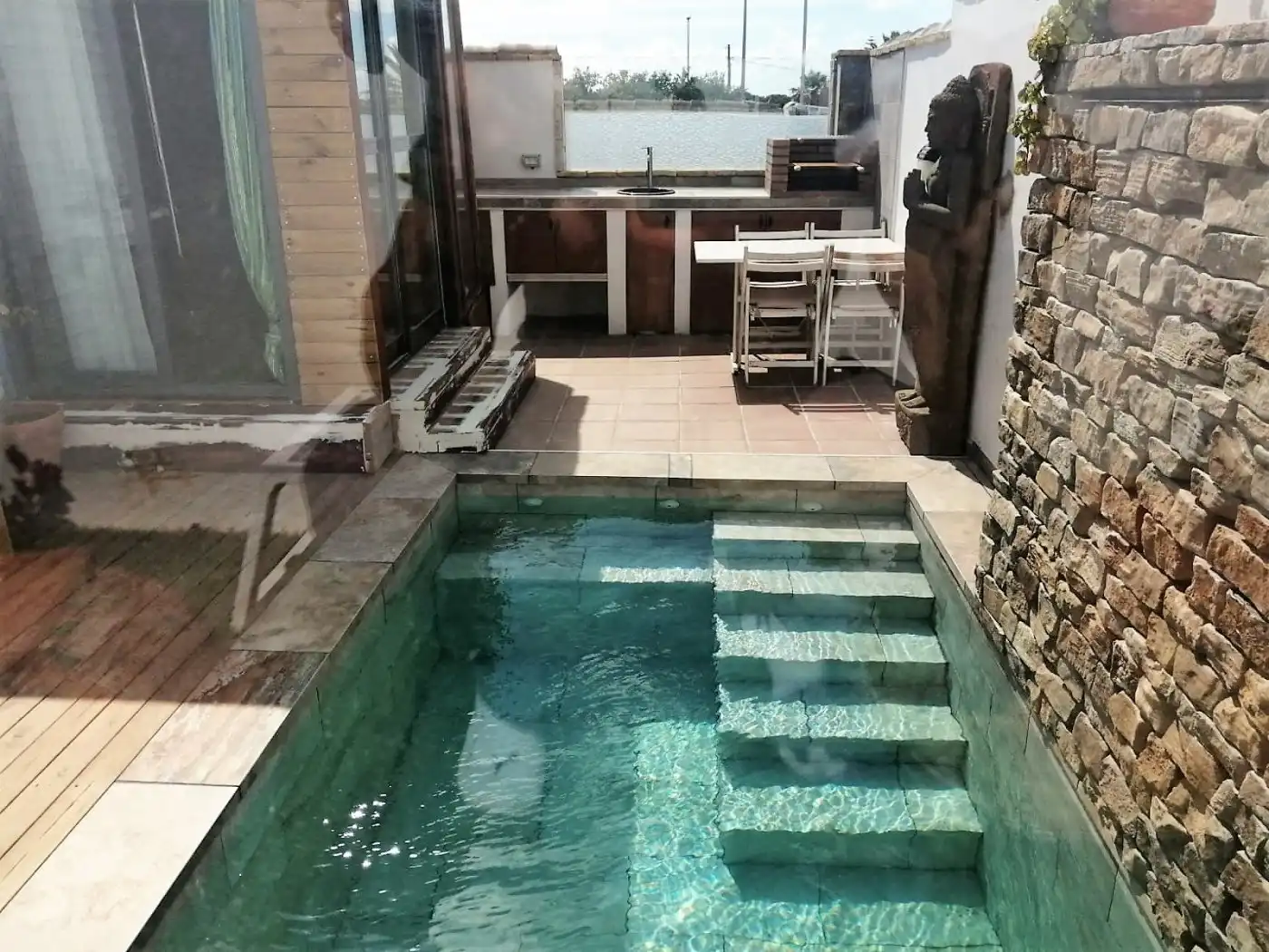 Piscina de Casa o xalet de lloguer en Chiclana de la Frontera amb Aire condicionat, Calefacció i Terrassa
