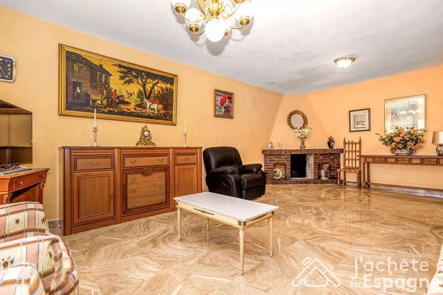 Sala de estar de Casa o chalet en venta en Mutxamel con Jardín privado y Terraza