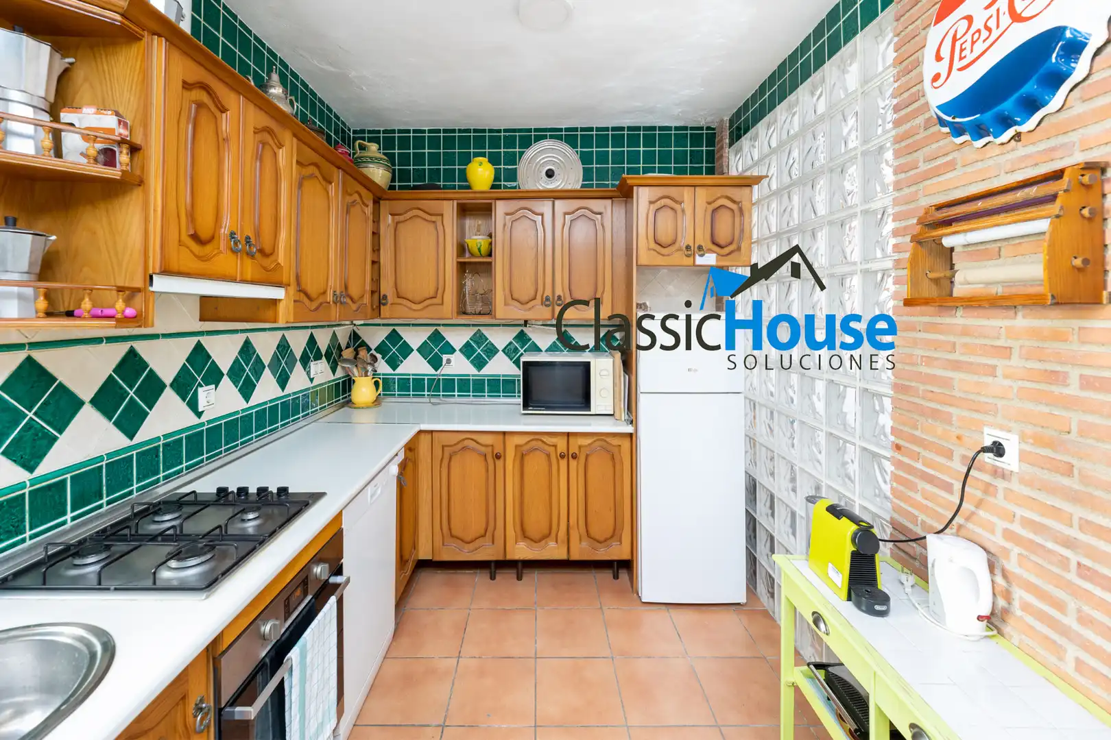 Cocina de Casa adosada en venta en Granada con Terraza, Amueblado y Horno
