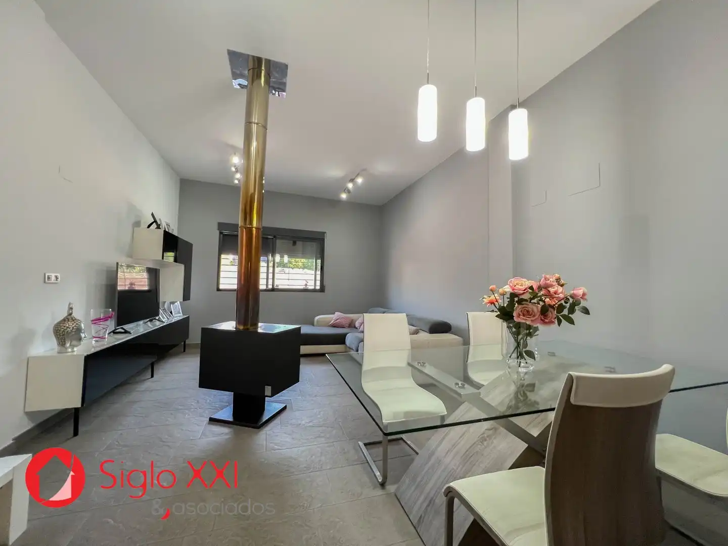 Living room of Houses for sale in Les Alqueries / Alquerías del Niño Perdido  with Private garden, Terrace and Balcony