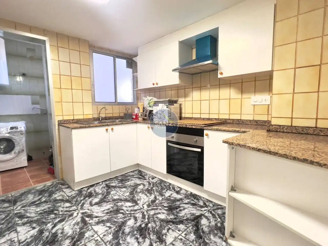 Kitchen of Flat for sale in L'Olleria  with Furnished and Balcony