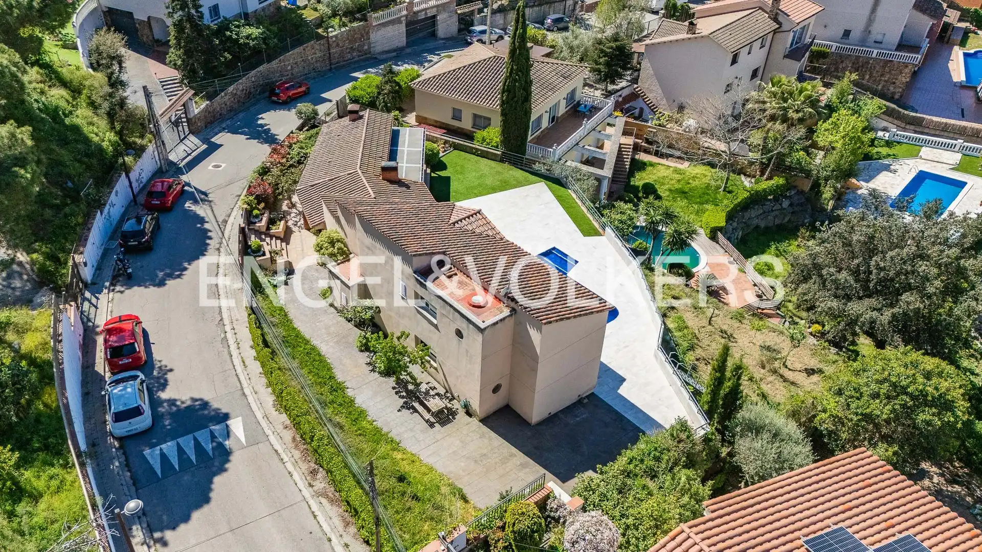 Vista exterior de Casa o xalet en venda en Sant Fost de Campsentelles amb Calefacció, Jardí privat i Parquet