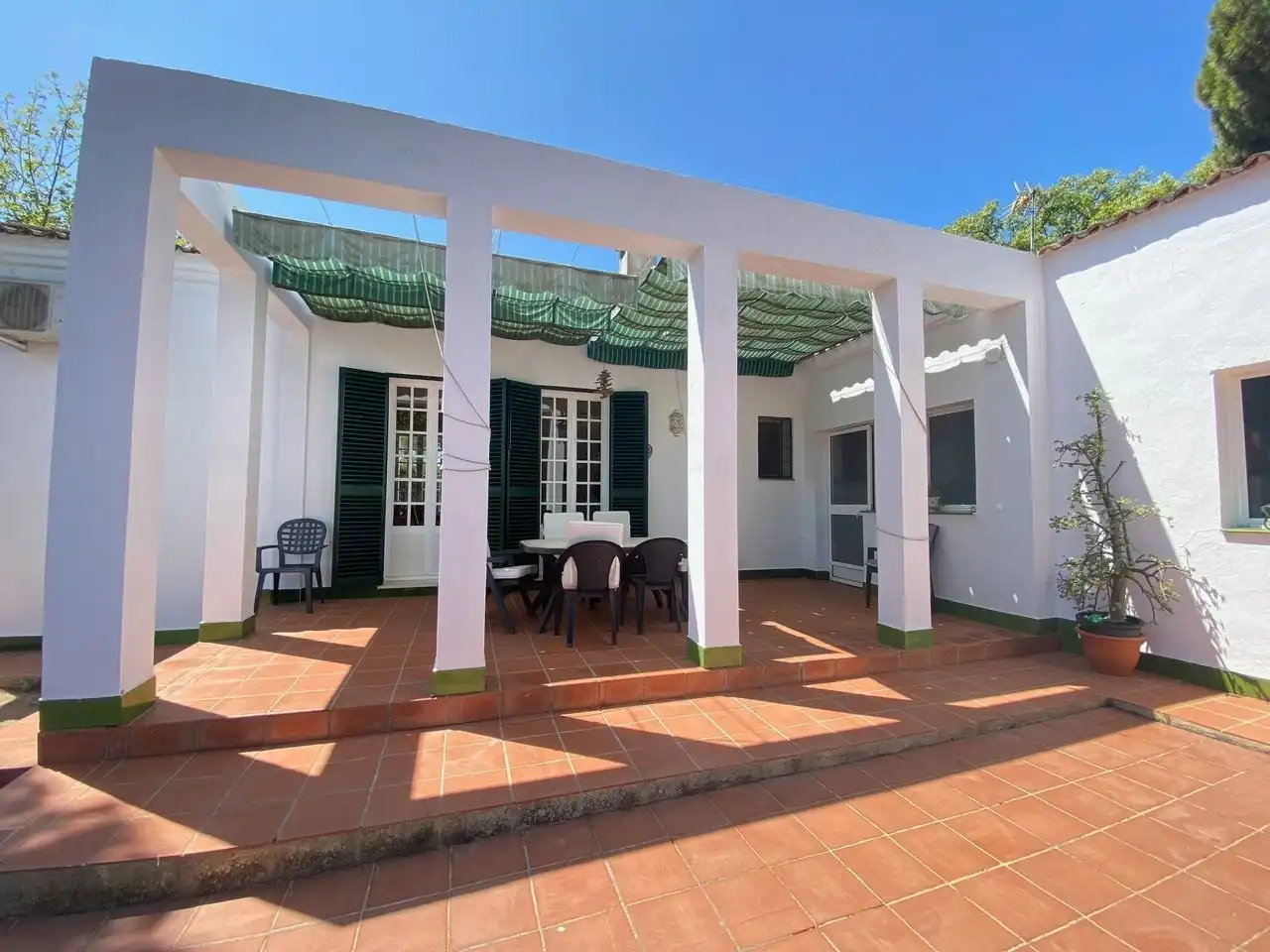 Terraza de Casa o chalet en venta en Aljaraque con Aire acondicionado, Jardín privado y Trastero