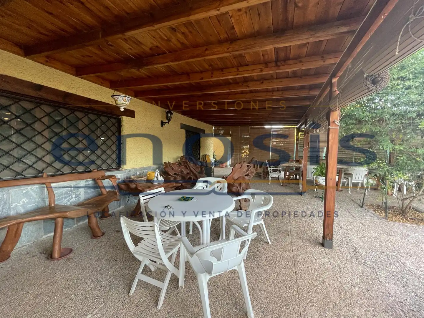 Terraza de Finca rústica en venta en Torre-Pacheco con Jardín privado, Terraza y Piscina