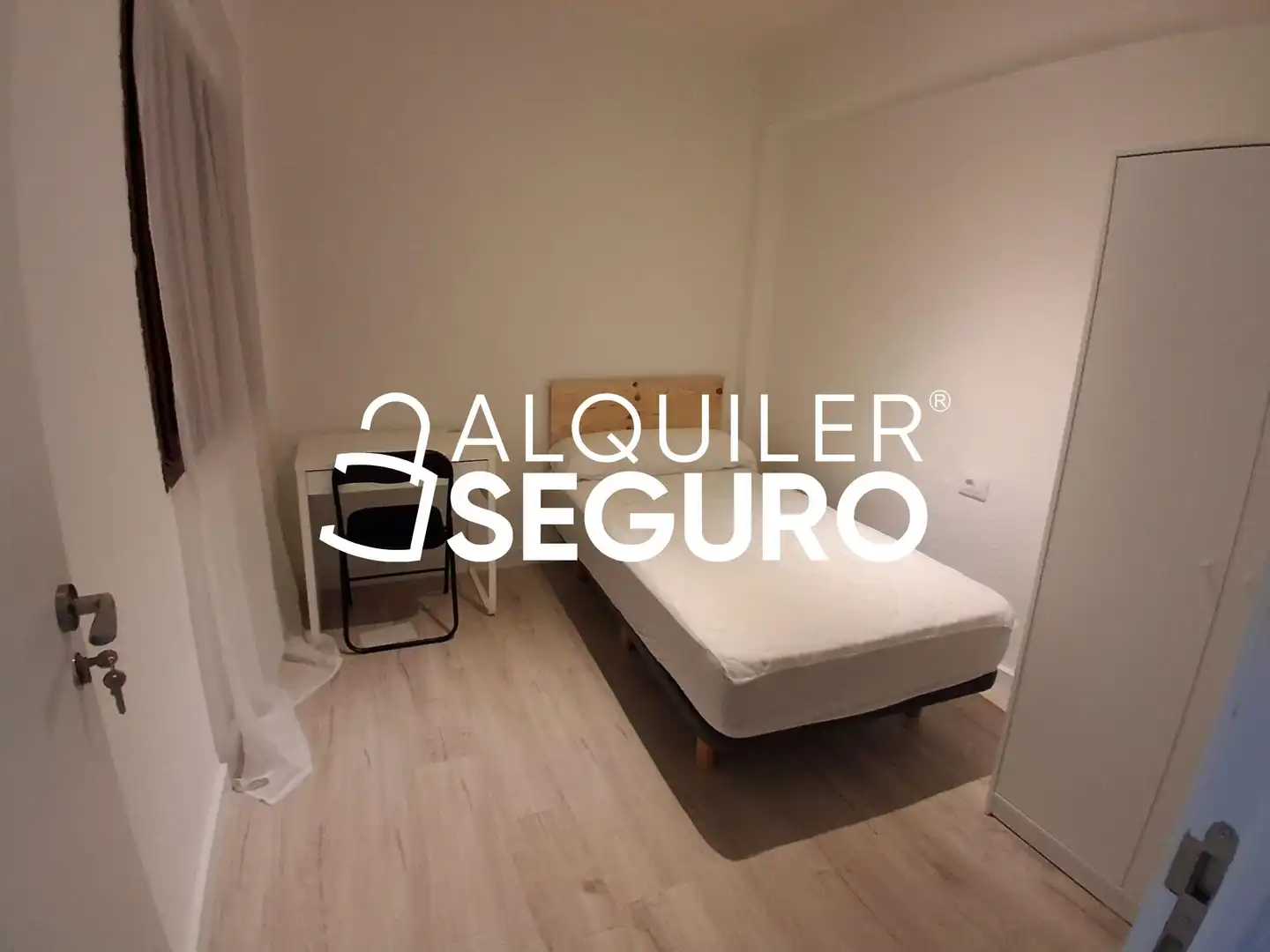 Bedroom of Flat for rent in Vila-real  with Air Conditioner, Terrace and Furnished
