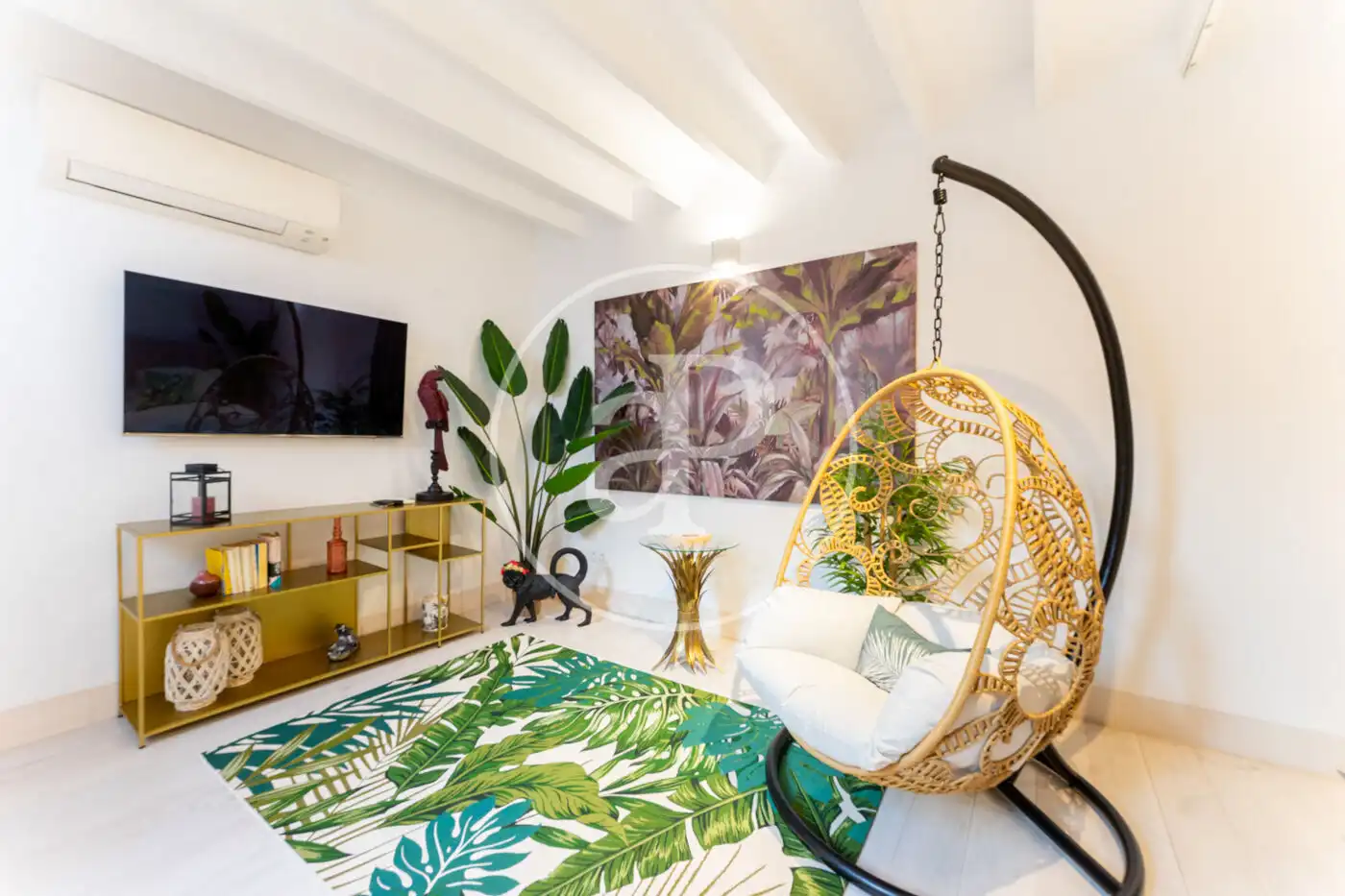 Wohnzimmer von Haus oder Chalet zum Verkauf in  Palma de Mallorca mit Klimaanlage, Heizung und Terrasse